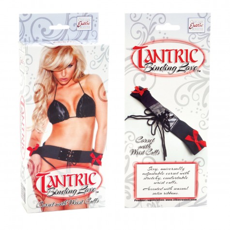 Фиксация рук к телу Tantric Binding Love Corset with Wrist Cuffs